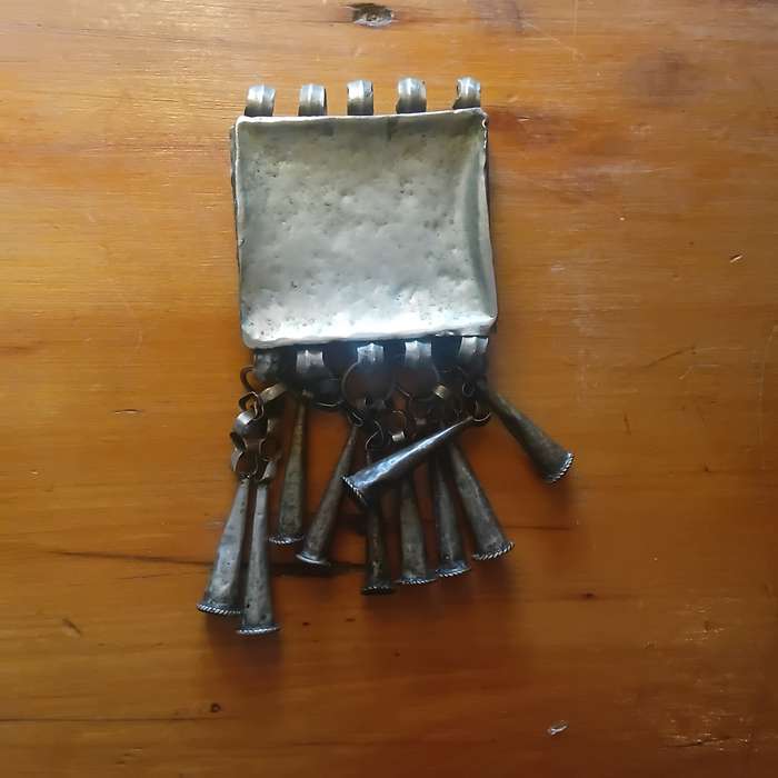 Ethiopian Antique Silver Engagement Pendant
