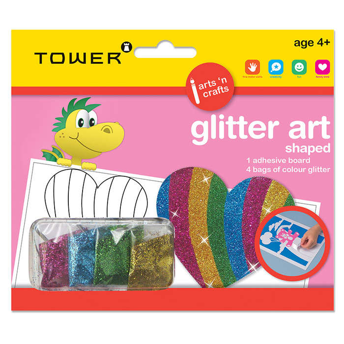 Glitter Art (Tower) - Heart
