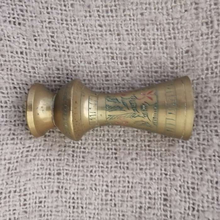 Brass Vase Engraved (Miniature, suitable for printer's tray)