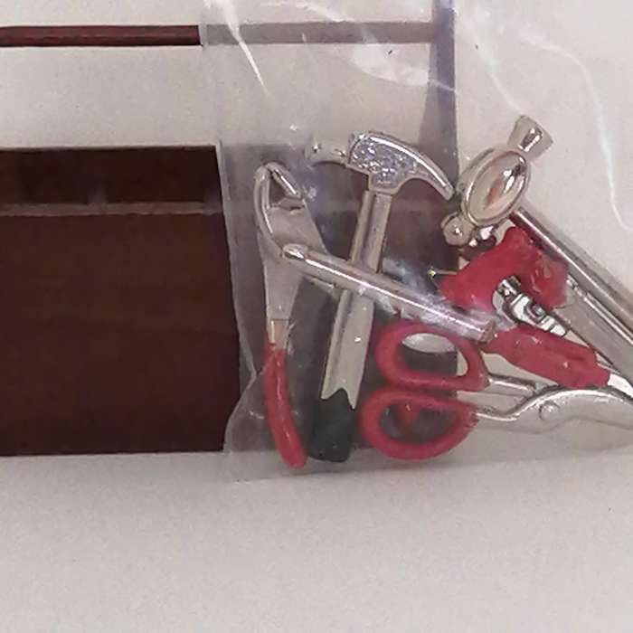 Tool Box with Tools (Miniature, suitable for Printer's Tray)
