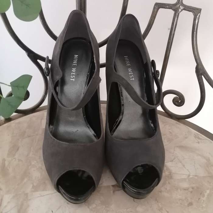 Shoes - Dark Grey Suede, Nine West