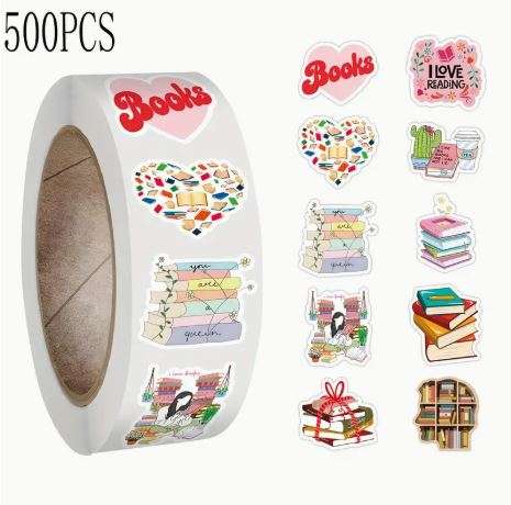 Book Lover Vinyl Stickers