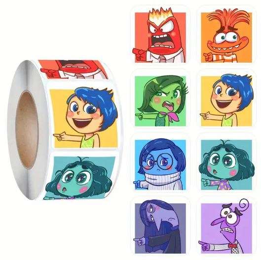 Brainstorm Squad Emotion Character Stickers