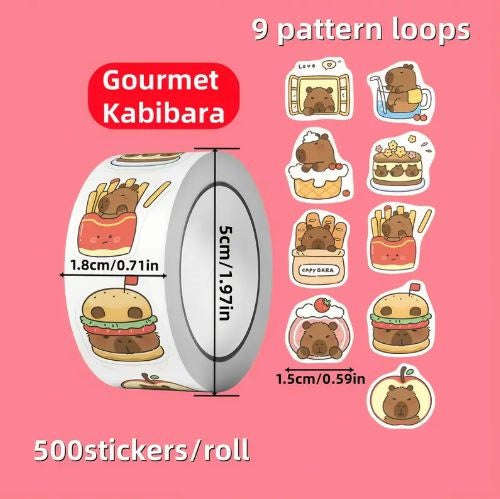 Cute Capybara Stickers