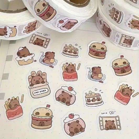 Cute Capybara Stickers