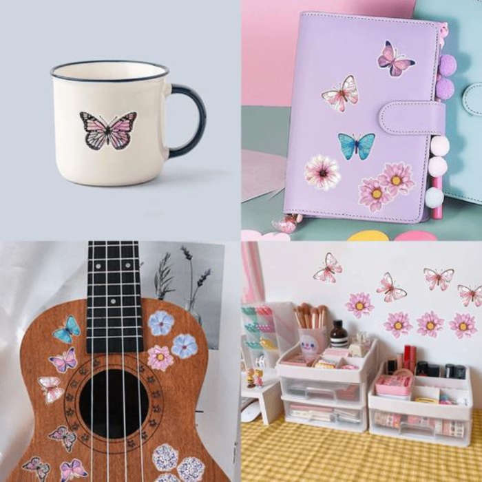 Butterfly & Flower Stickers