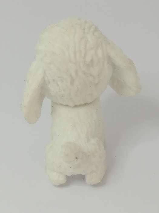 Miniature White Maltese Dog Bobblehead (In My Pocket) Collectable