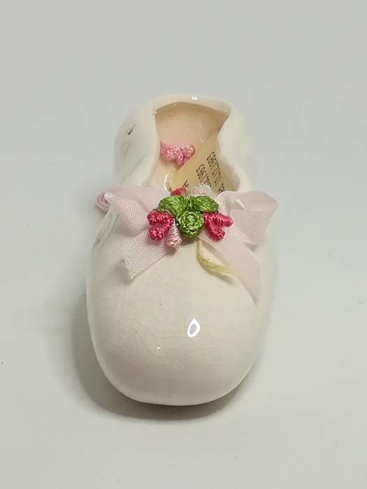 Small Single Pink Ceramic Ballet Slipper