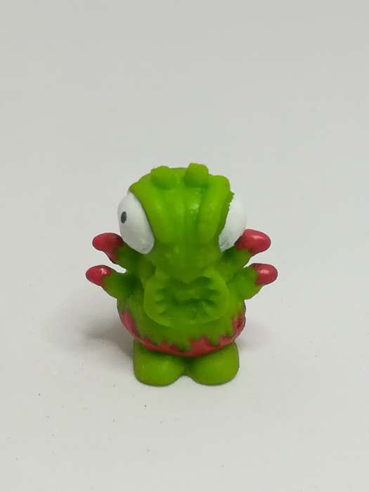 Miniature Green & Red Bug Big White Eyes Pencil Popper (Miniature, suitable for printer's tray)