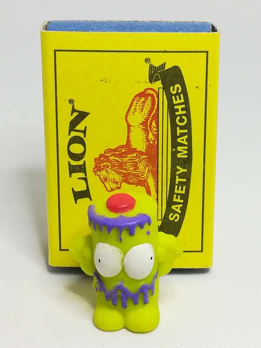 Miniature Lime & Purple Pencil Popper Monster Red Hat (Miniature, suitable for printer's tray)
