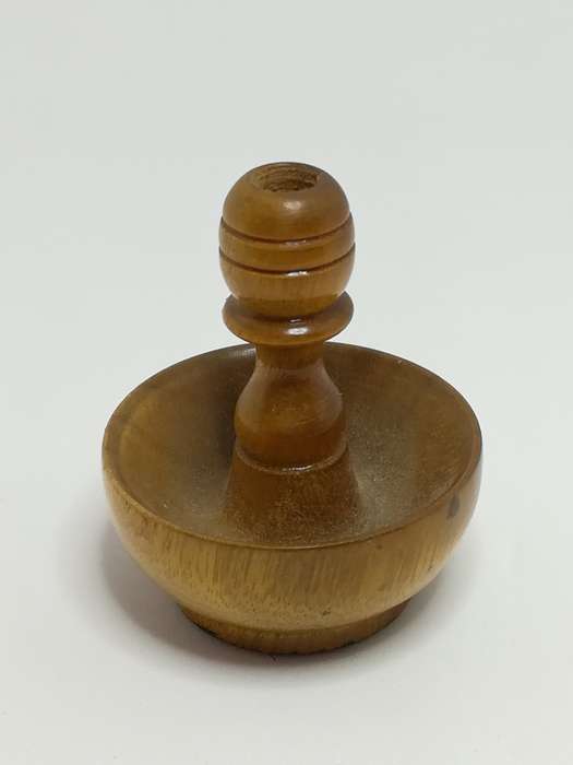 Miniature Wooden Brown Ring Holder (Miniature, suitable for printer's tray)