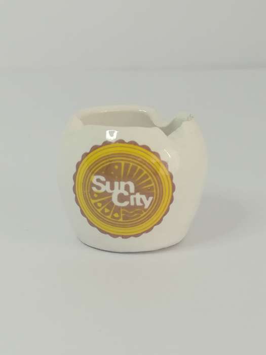 Miniature Sugar Bowl Ceramic Sun City (Miniature, suitable for printer's tray)