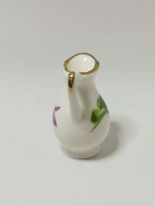Miniature Porcelain Jug (Flowers) (Miniature, suitable for printer's tray)