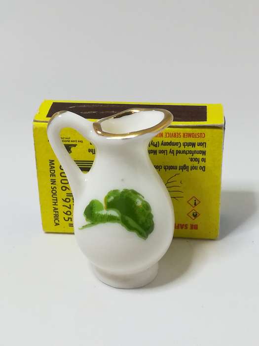 Miniature Porcelain Jug (Flowers) (Miniature, suitable for printer's tray)