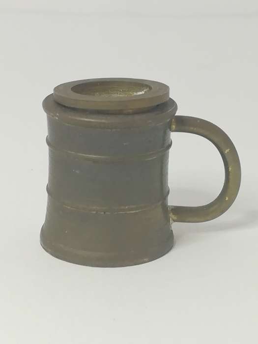 Miniature Beer Mug/Tankard Brass (Miniature, suitable for printer's tray)