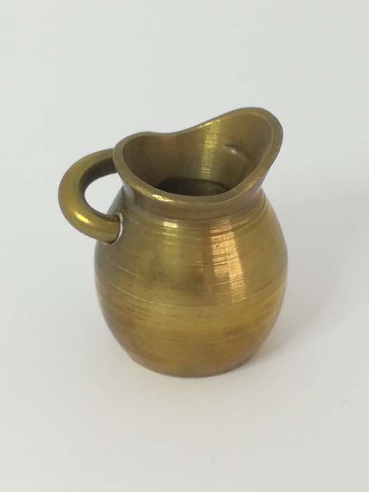 Miniature Milk Jug Brass (Miniature, suitable for printer's tray)