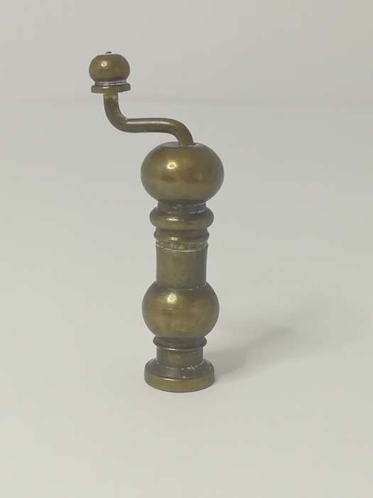 Miniature Salt/Pepper Grinder Brass (Miniature, suitable for printer's tray)