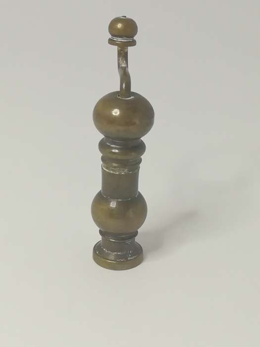 Miniature Salt/Pepper Grinder Brass (Miniature, suitable for printer's tray)