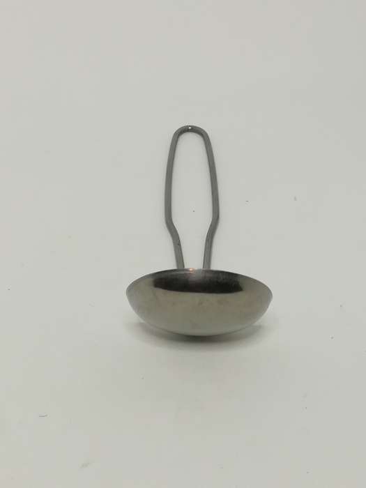 Metal 'Silver' Spoon with Flat Bottom