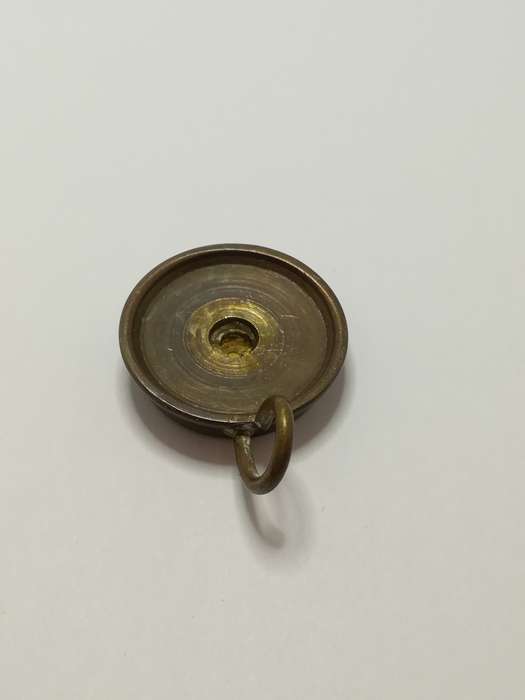 Miniature Brass Candle Holder (Miniature, suitable for printer's tray)