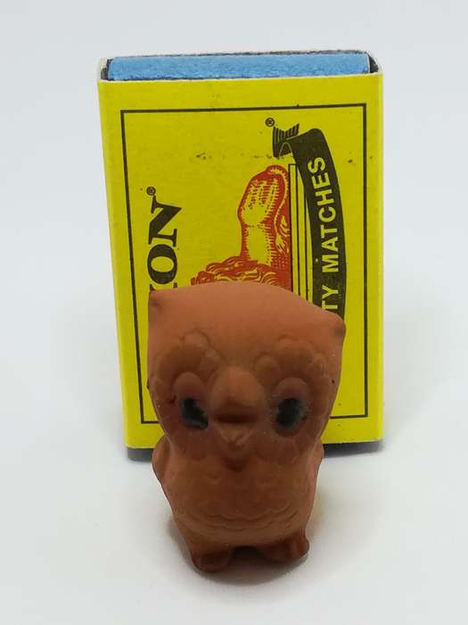 Miniature Ceramic Owl Black Eyes (Miniature, suitable for printer's tray)