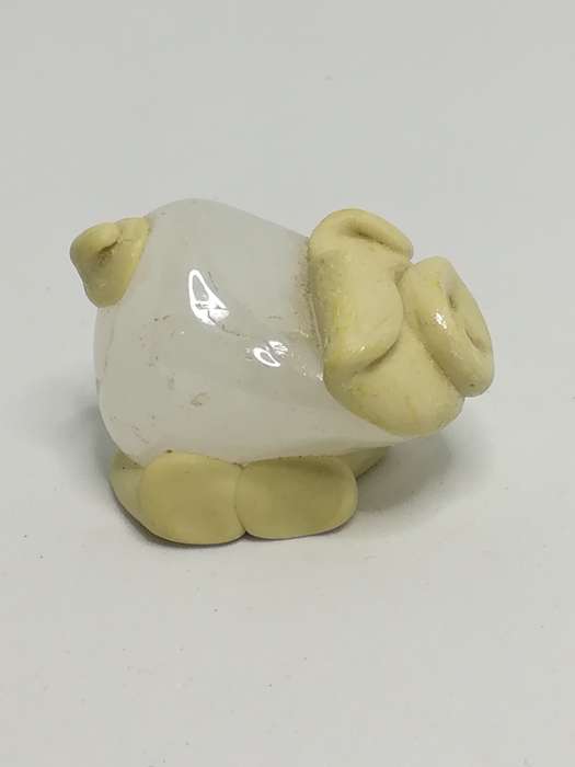 Miniature Ceramic & Stone Pig (Miniature, suitable for printer's tray)