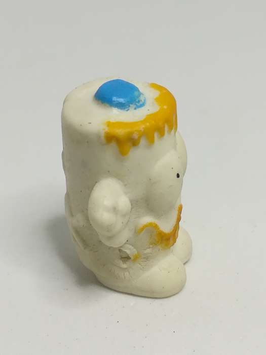 Miniature White & Yellow Pencil Popper Blue Hat (Miniature, suitable for printer's tray)