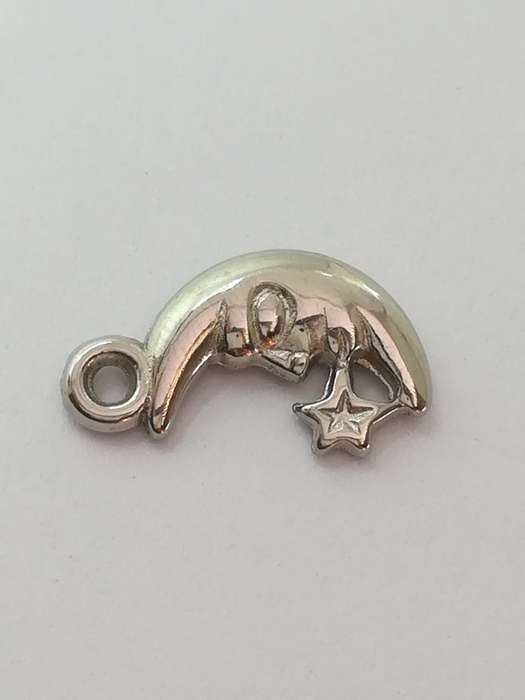 Charm Dangle: 'Silver' Moon & Stars