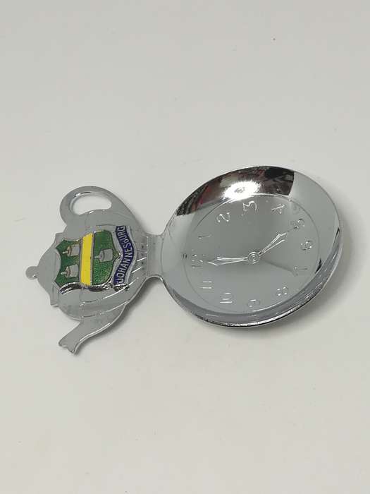 Miniature Decorative Clock Teaspoon (Silver) (Miniature, suitable for printer's tray)