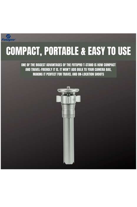 Fotopro T-Stand Lightweight Portable Stand Compatible with Fotopro T1 Plus Tripod