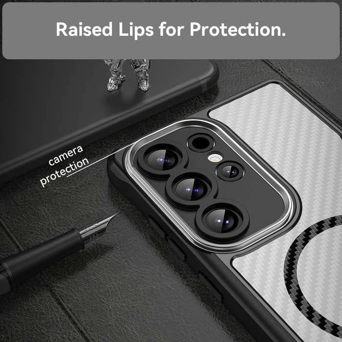 CarboArmor MagSafe Case for Galaxy S25/S25 Plus/S25 Ultra Shockproof Cover