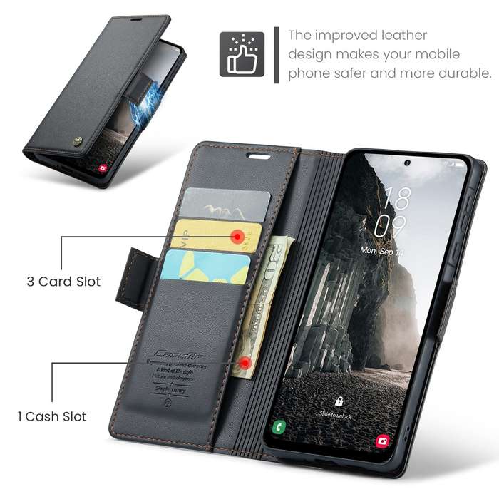 Retro Flip Leather Wallet Cover for Samsung Galaxy A56