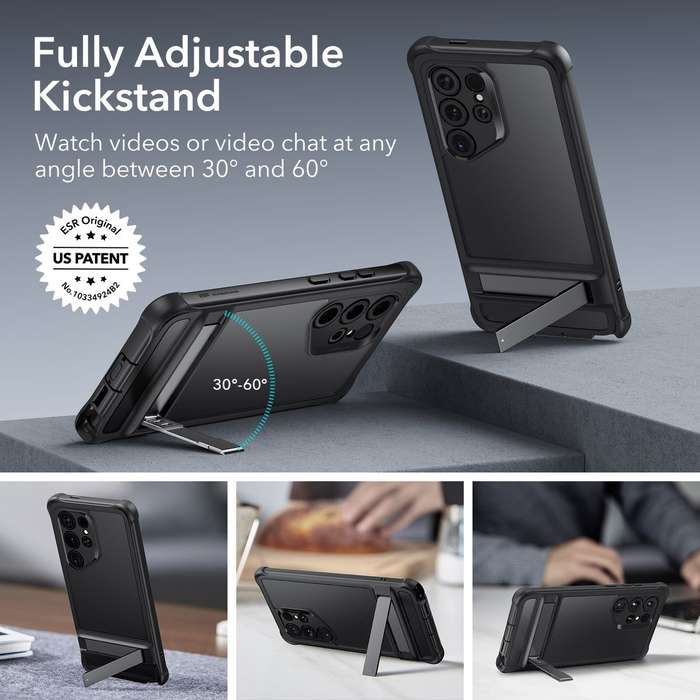 ESR Armor Kickstand Case For Galaxy S24 Ultra Shockproof Cover