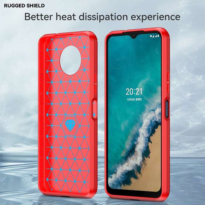 CellTime Shockproof Carbon Fiber Design Cover for Nokia G50
