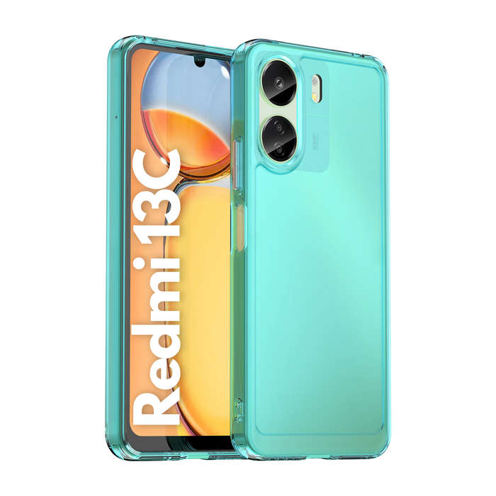 Redmi 13C Clear Cover - Shockproof Candy Series Cover
