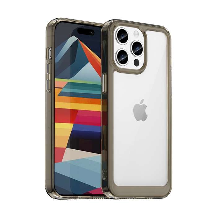 Candy Clear Cover for iPhone 15 Pro Max Shockproof Case
