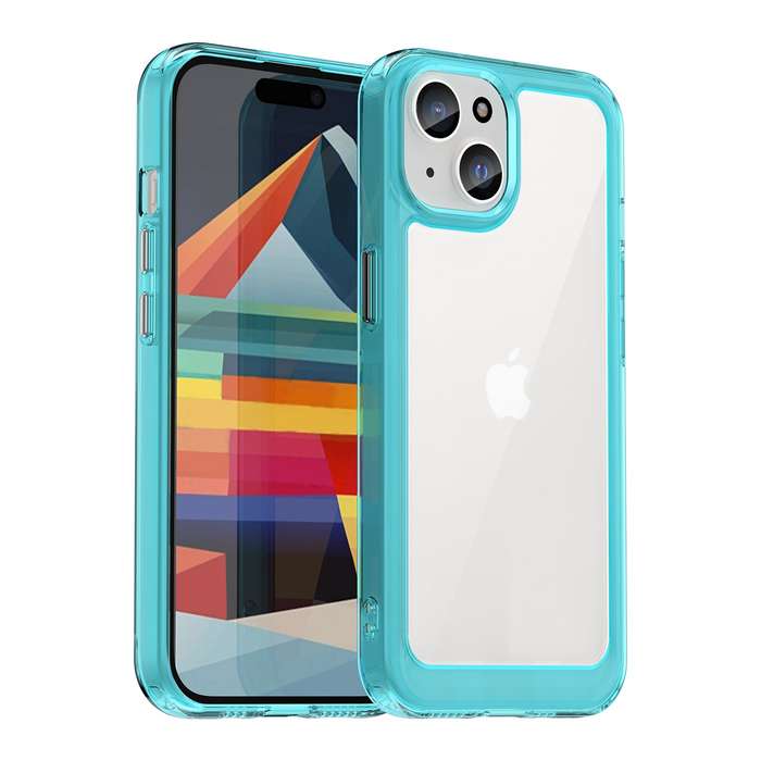 Candy Clear Cover for iPhone 15 Shockproof Case