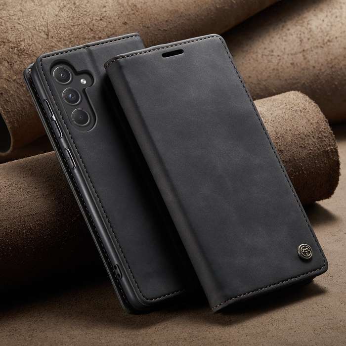 Retro Flip Leather Wallet Cover for Samsung Galaxy A55