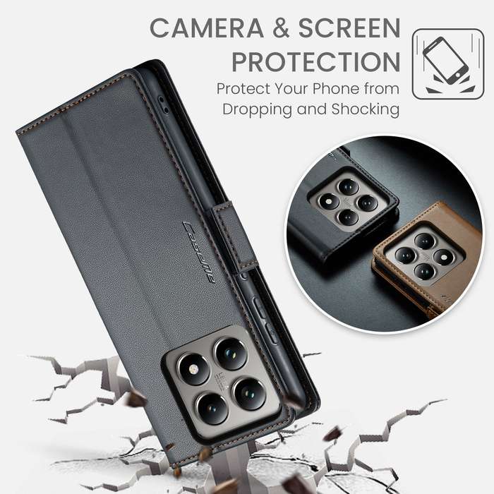 Retro Flip Leather Wallet Cover for Xiaomi 14T