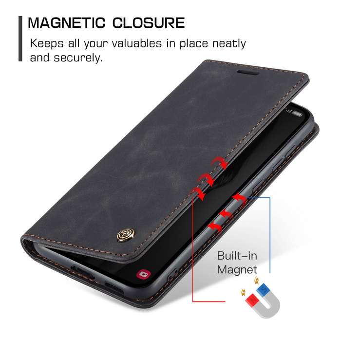 Retro Flip Leather Wallet Cover for Samsung Galaxy A55