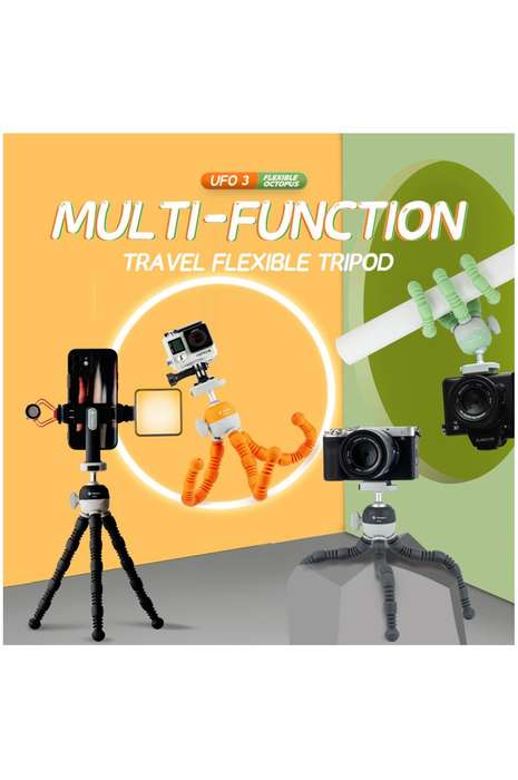 Fotopro Flexible Versatile Mini Camera / Smartphone Tripod Stand - UFO3