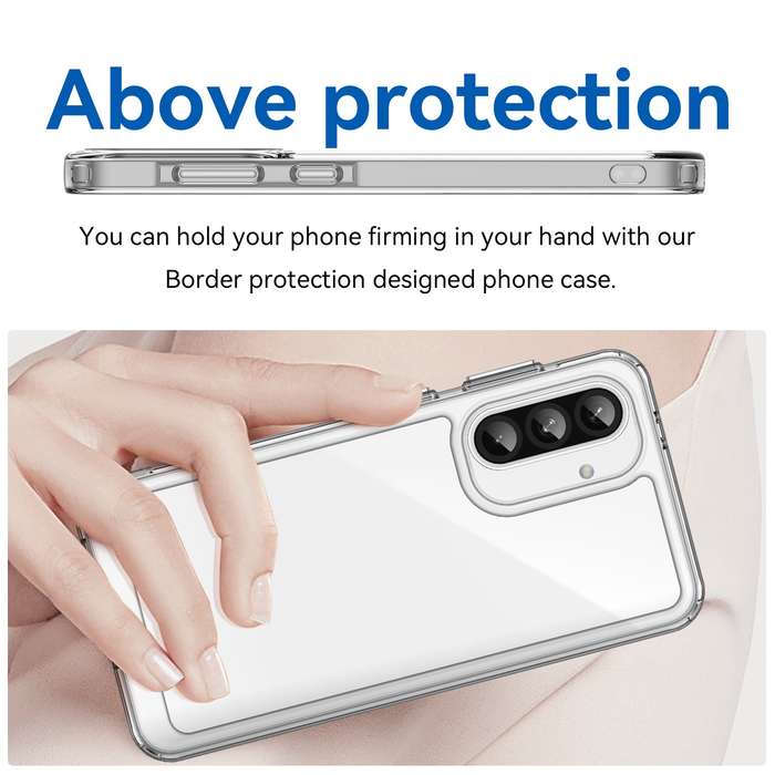 Candy Clear Case for Galaxy A56 Shockproof Cover