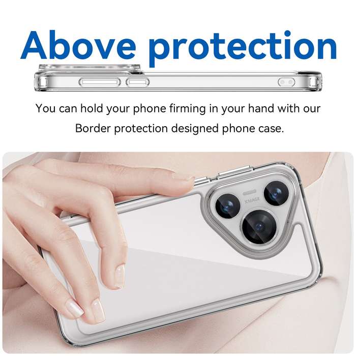 Huawei P70 Candy Clear Case Shockproof Cover