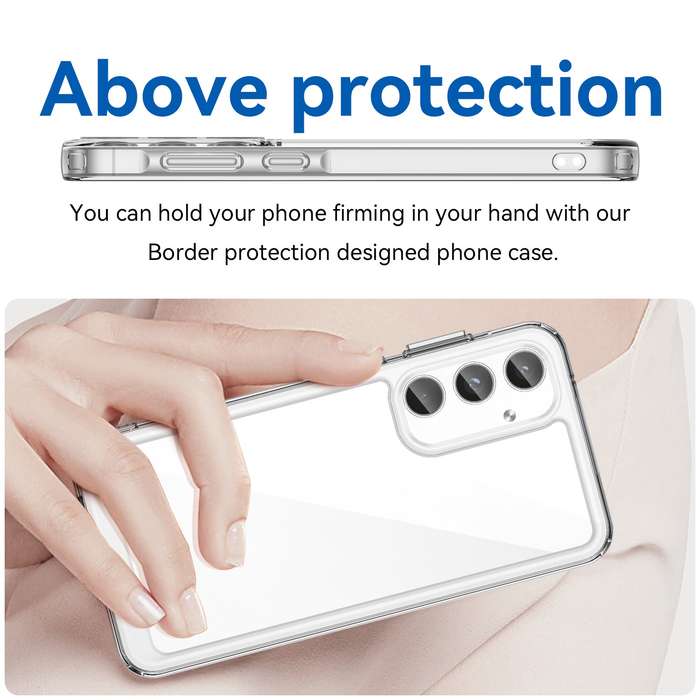 Candy Clear Case for Samsung Galaxy A55 Shockproof Cover