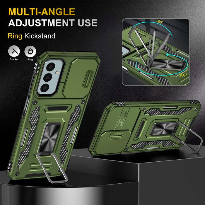 Kejiang Camshield Cover for Samsung Galaxy A15 Shockproof Case
