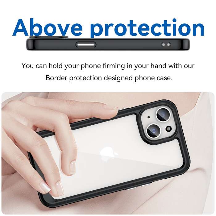 Candy Clear Cover for iPhone 15 Shockproof Case