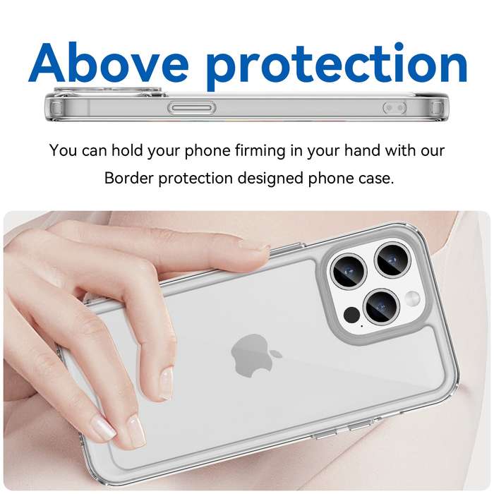 Candy Clear Cover for iPhone 15 Pro Max Shockproof Case