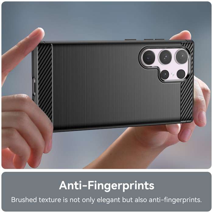 Carbon Fiber Design Case for Samsung Galaxy S24 Ultra Shockproof Cover