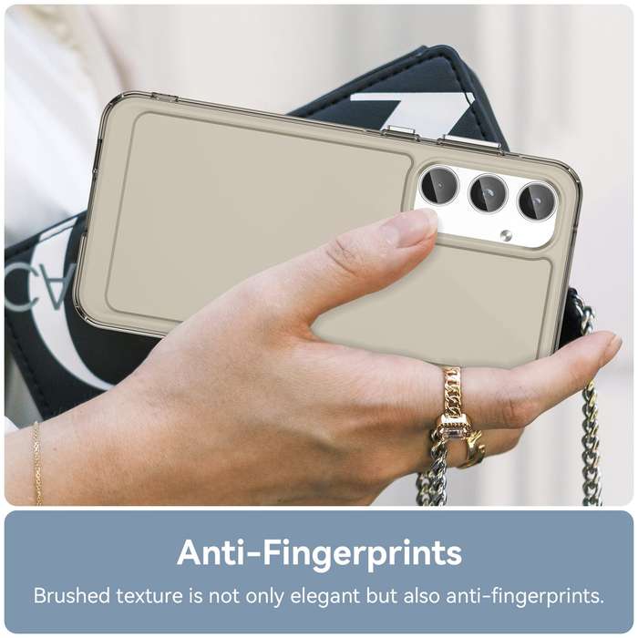 Clear Cover for Samsung Galaxy A55 - Shockproof Candy Series Cover