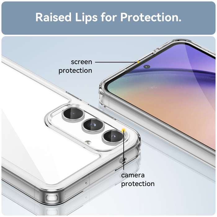 Candy Clear Case for Samsung Galaxy A55 Shockproof Cover
